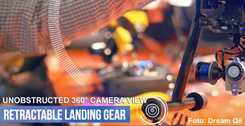 PlexiDrone Langestell ist einklappbar