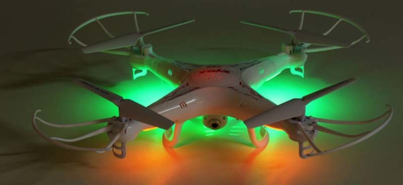Quadrocopter Syma X5C - LED-Beleuchtung