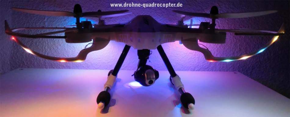 Arshiner JJRC H26W Quadrocopter - LEDs leuchten