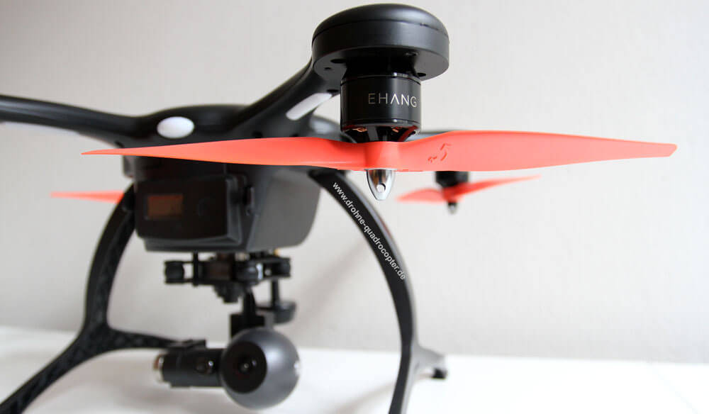 Ghostdrone 2.0 VR Quadrocopter Drohne von Ehang - Motor und Propeller