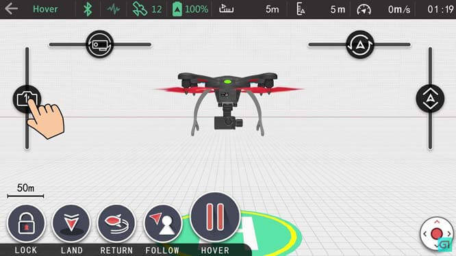 Schematische Darstellung der App - Ghost Drone 2.0 VR