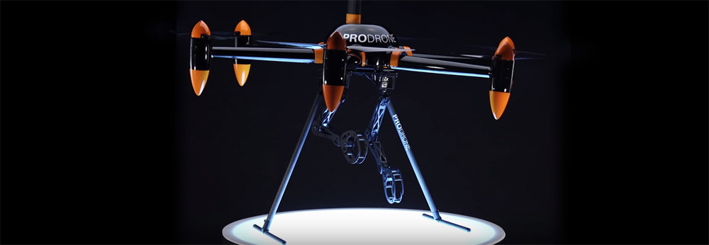 Prodrone: Greifarm-Drohne - Komplettansicht