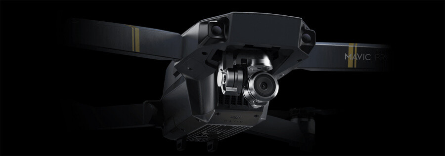 Die 4k-Kamera des Mavic mit neu konzipiertem Gimbal