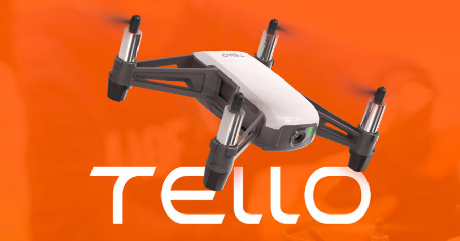 Ryze DJI Tello Mini Kamera Drohne 720p HD-Übertragung und 100 Meter Reichweite 