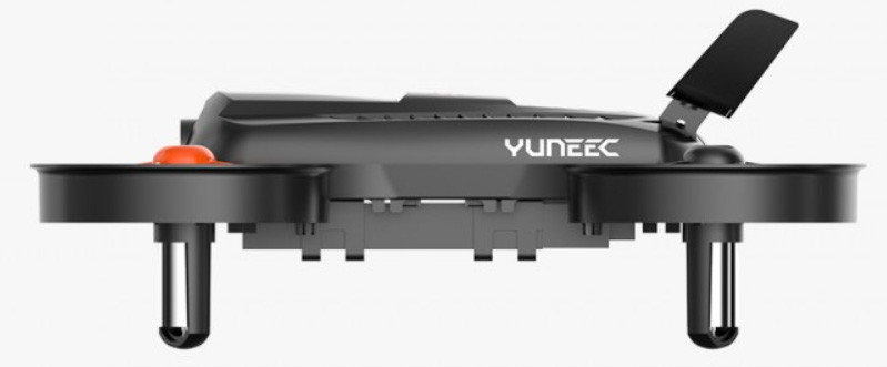 Seitenansicht des Yuneec HD Racer (FPV-Drohne)